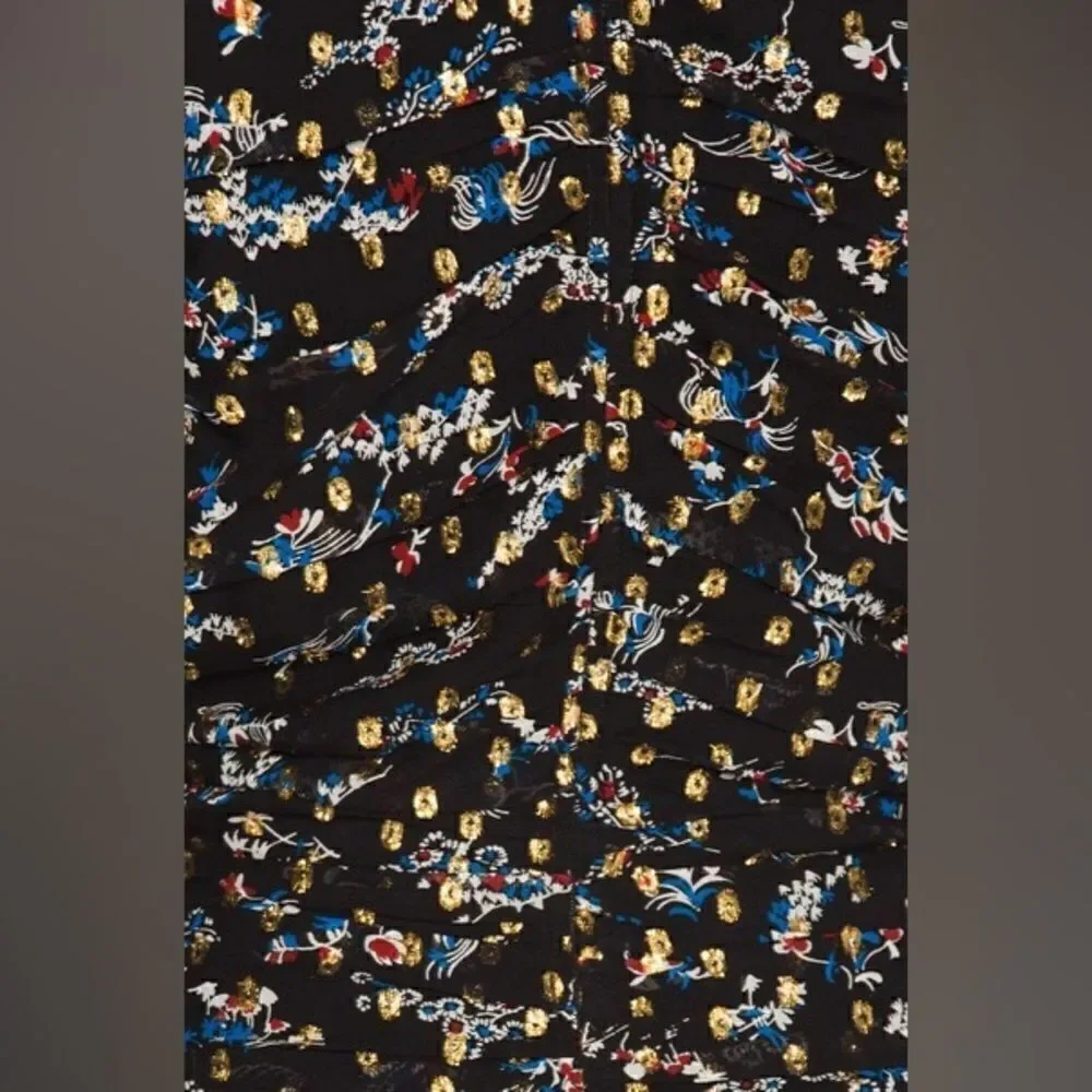 Veronica Beard Parc Printed Silk Blend Dress Size 8 - Picture 2 of 11